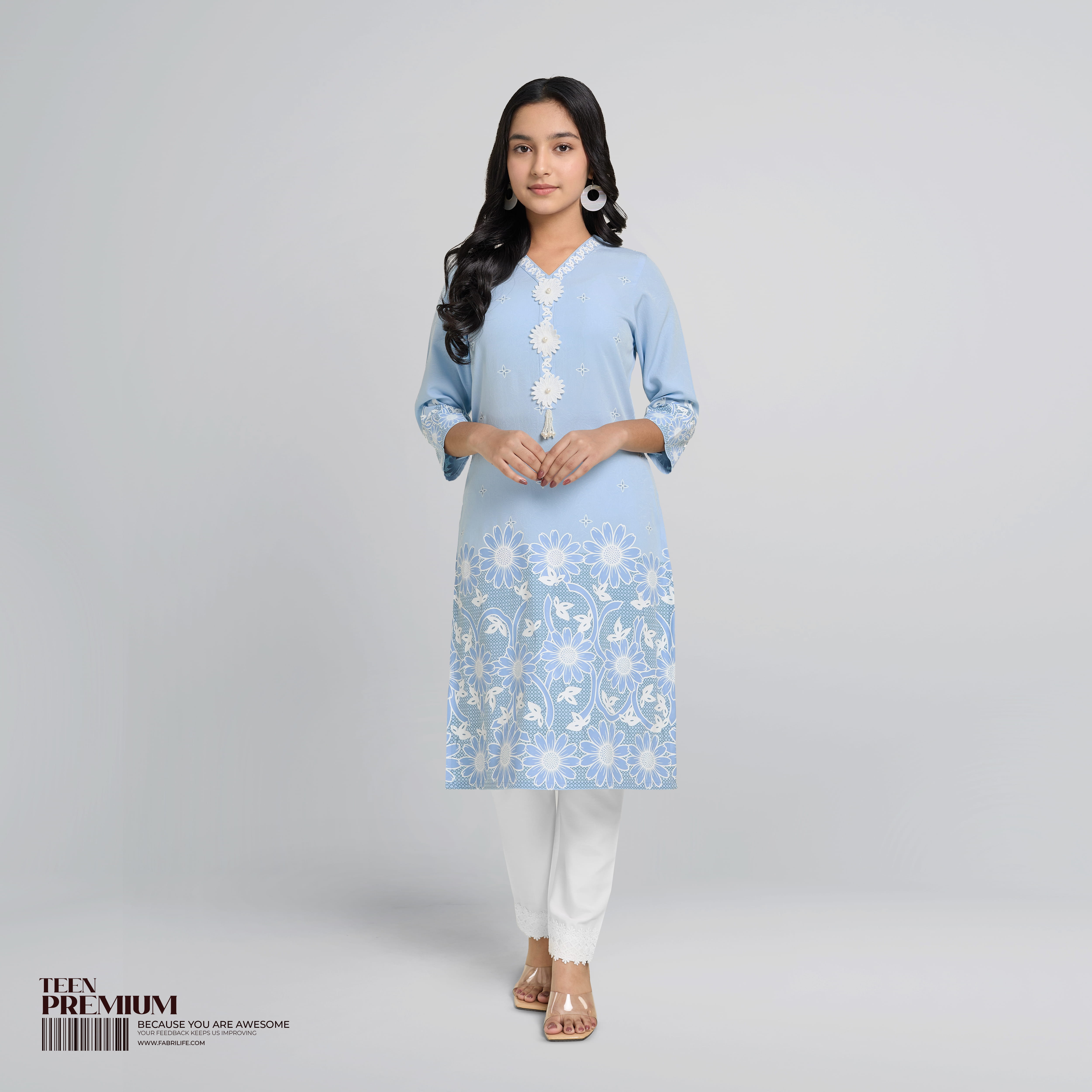 Salwar Kameez [2pcs] - Zarmeen - Teens' Girls